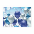 Celebration Balloons Anniversary Card - White Unlined Envelope